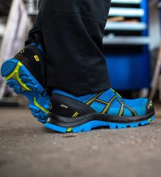 Haix Black Eagle Safety 40.1 low/blue-citrus