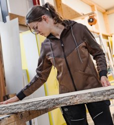 Haix Flextreme Zip Hoodie Ws/brown-wood
