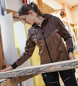 Haix Flextreme Zip Hoodie Ws/brown-wood