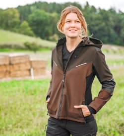 Haix Flextreme Softshell Jacket Ws/brown-wood